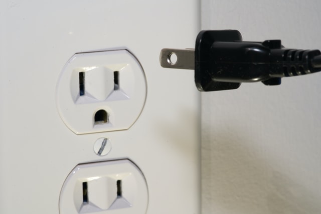 plug going into outlet