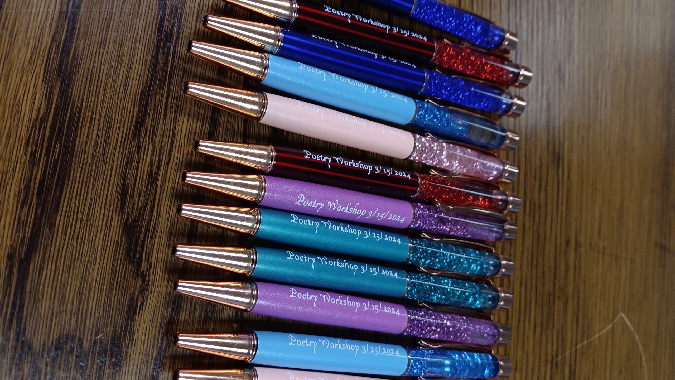 poetry workshop pens